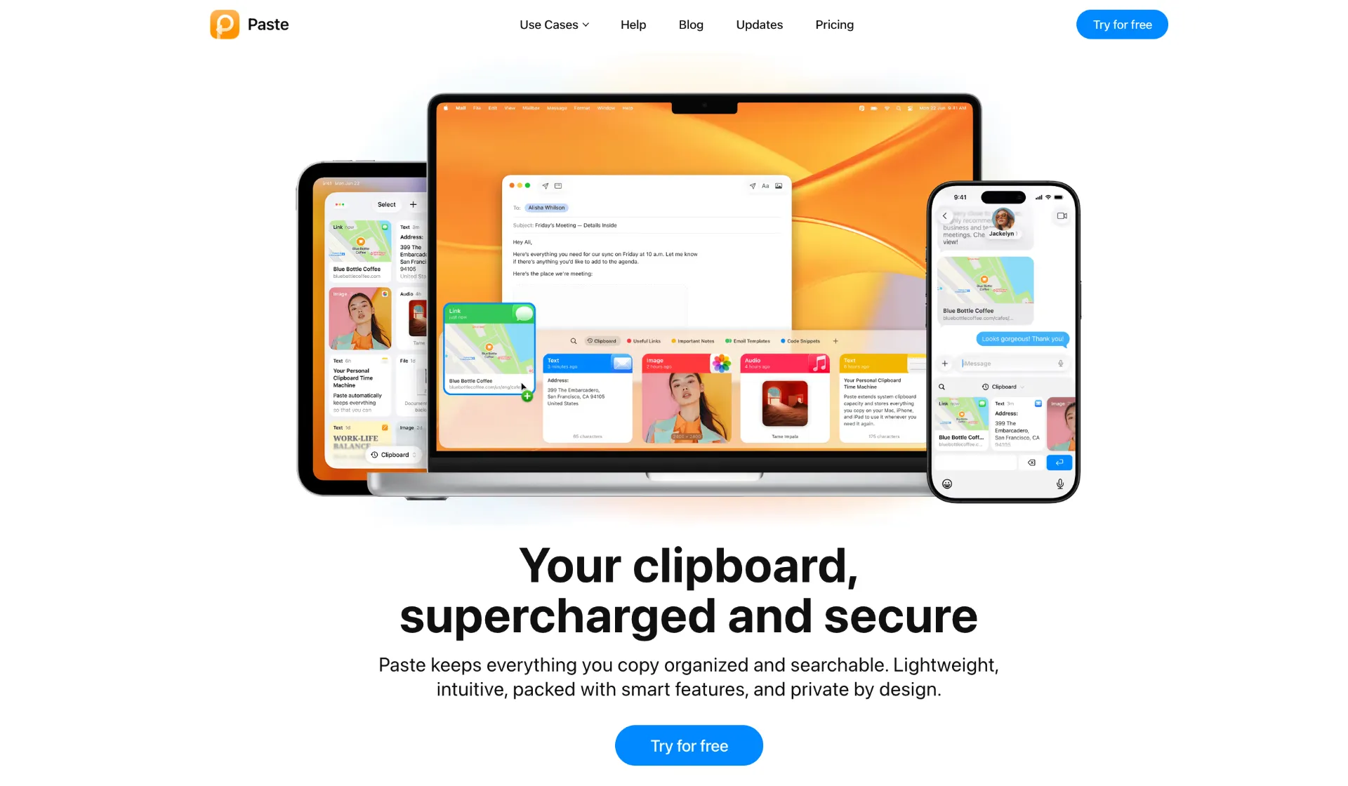 Paste screenshot